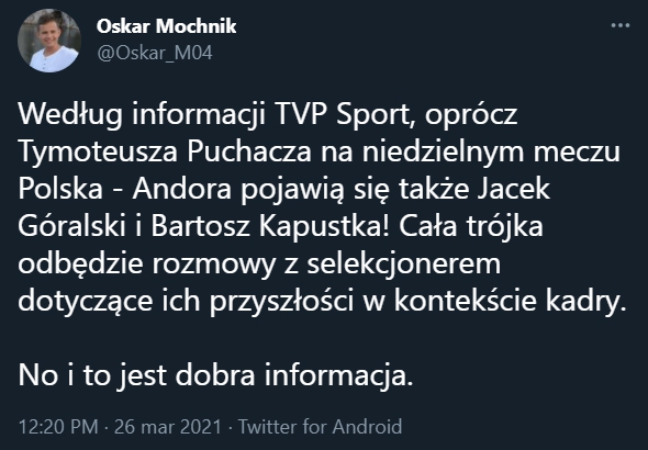 Paulo Sousa zaprosił Kapustkę, Puchacza i Góralskiego na mecz i rozmowę!